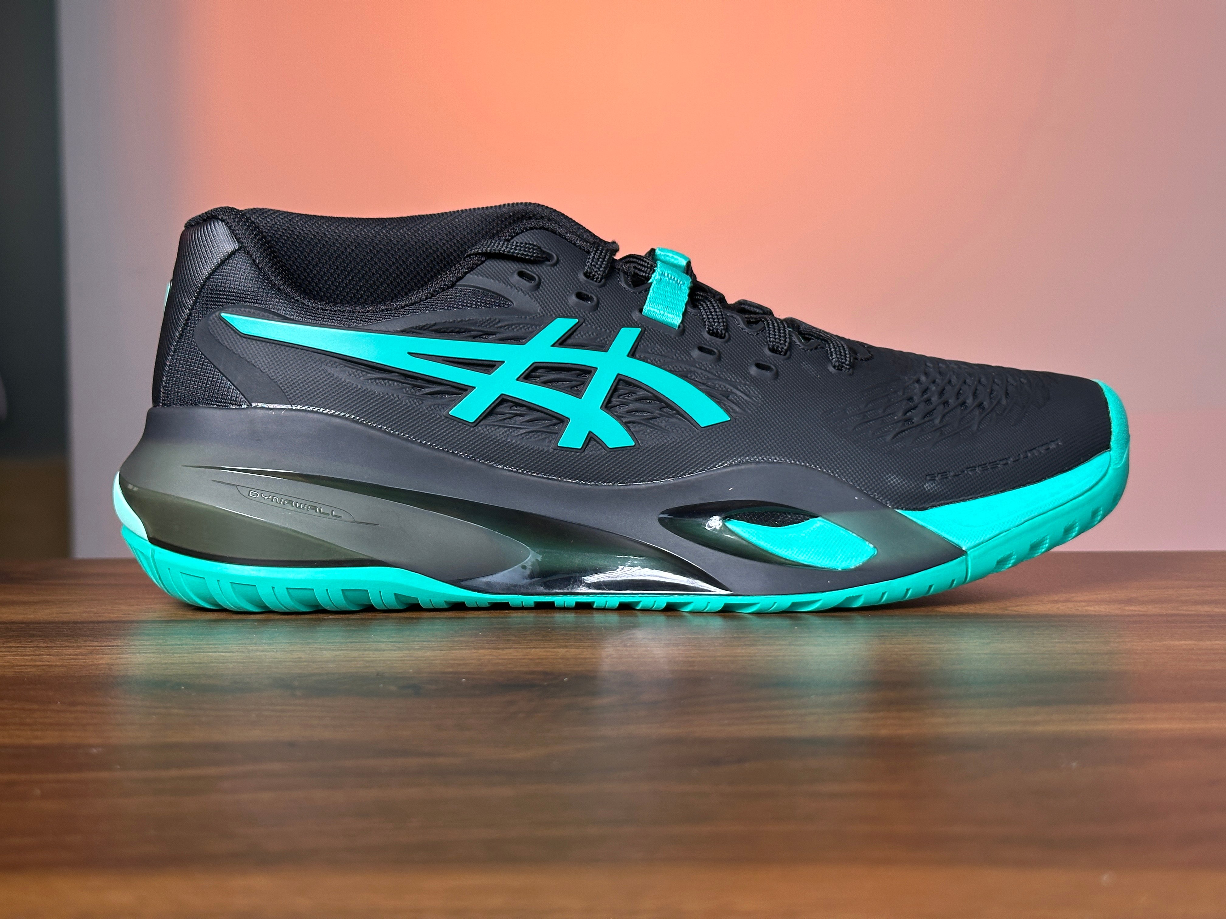 Giày Tennis/Pickleball Asics Gel Resolution X Chính Hãng - Đen Xanh Mint - Nhẹ - Giảm Chấn Vượt Trội - Siêu Bền